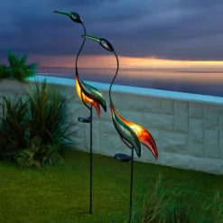 Solar-LED-Fischreiher, 1 Stück