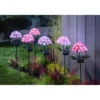 Solar-LED-Gartenstecker „Blütentraum“, 1 Stück lila