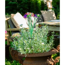 Solar-LED-Gartenstecker "Blume Solithia"