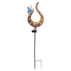 Solar-LED-Gartenstecker „Flammenschmetterling“