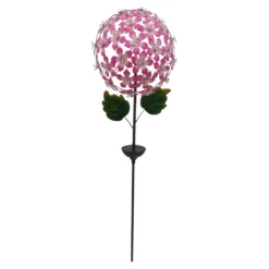 Solar-LED-Gartenstecker "Hibiskus"