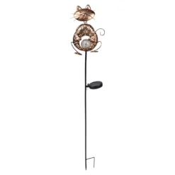 Solar-LED-Gartenstecker Katze Lissi