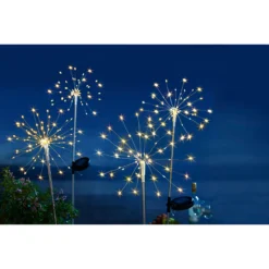 Solar-LED-Gartenstecker „Lichterzauber“ weiß