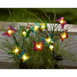 Solar-LED-Gartenstecker „Schmetterling“