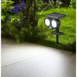 Solar-LED-Sicherheitsstrahler „2 in1“