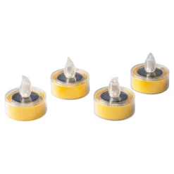 Solar-LED-Teelichter, 4 Stück