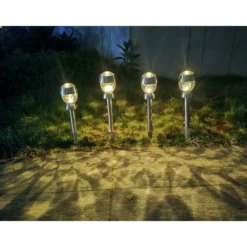 Solarleuchte Kristall Mini, 1 Stück, 2 Wege-Schalter