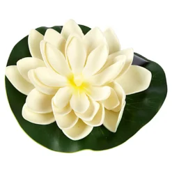 Solar-Seerose weiß