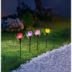 Solar-Tulpen "Kunterbunt", 6 Stück