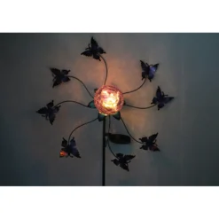 Solar-Windspiel "Schmetterling"