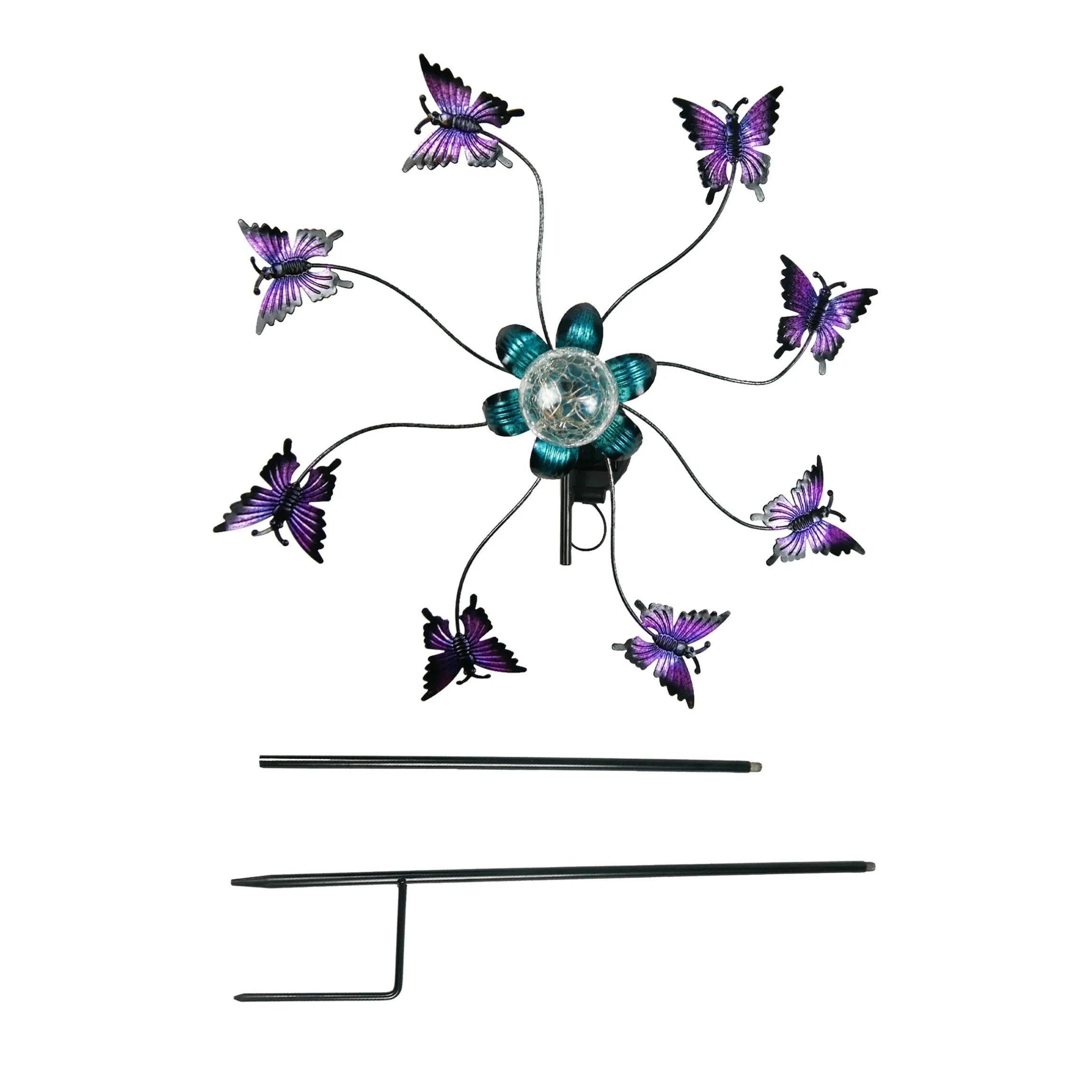 Solar-Windspiel "Schmetterling"