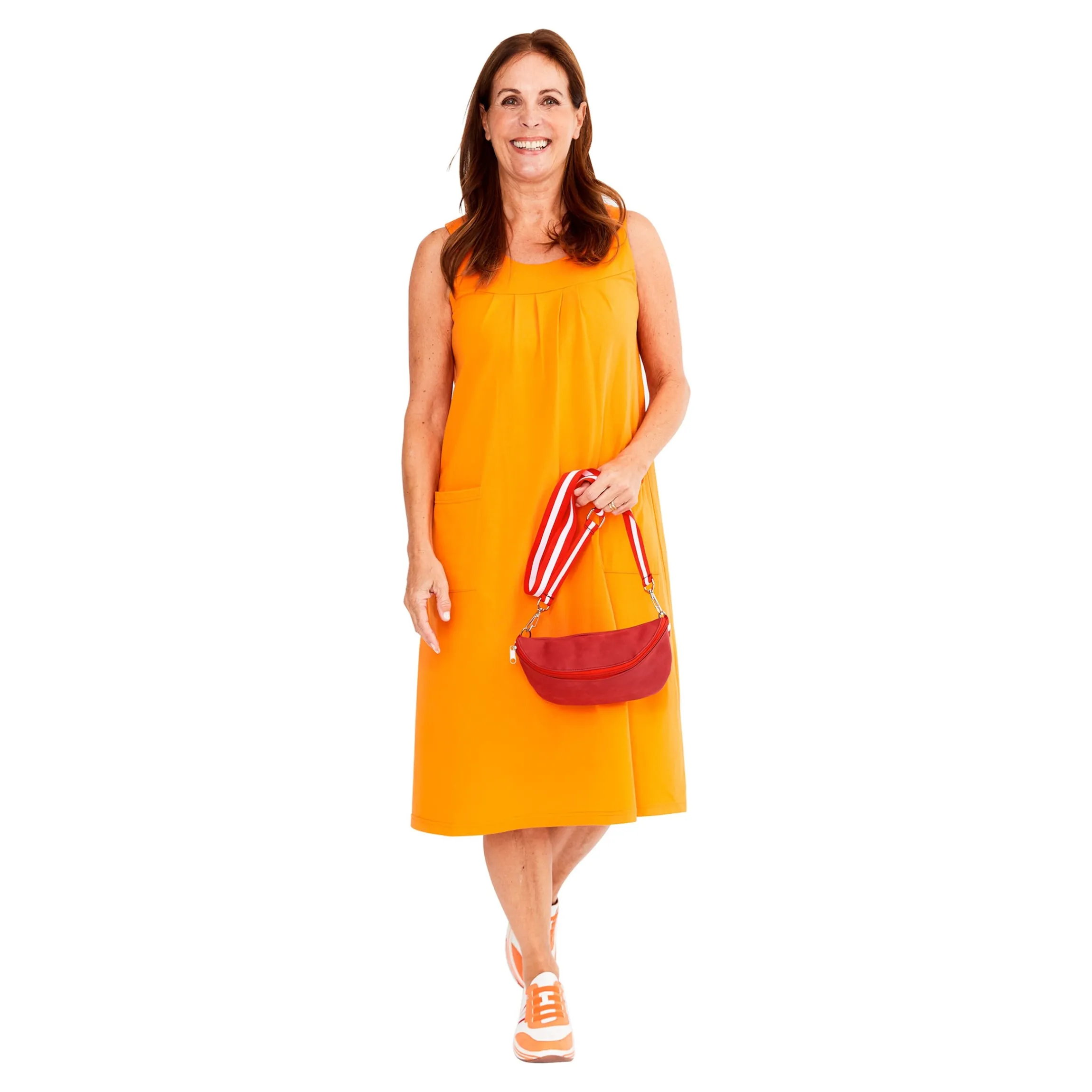 Sommer-Wohlfühlkleid "Silvia" melone