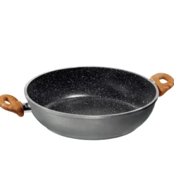 STONELINE Back to Nature Servierpfanne 28 cm | Holzoptik