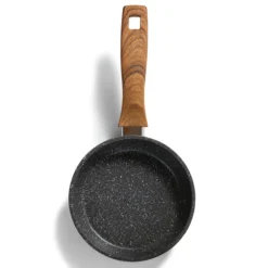 STONELINE Bratpfanne 16 cm | ohne Deckel - Holzoptik