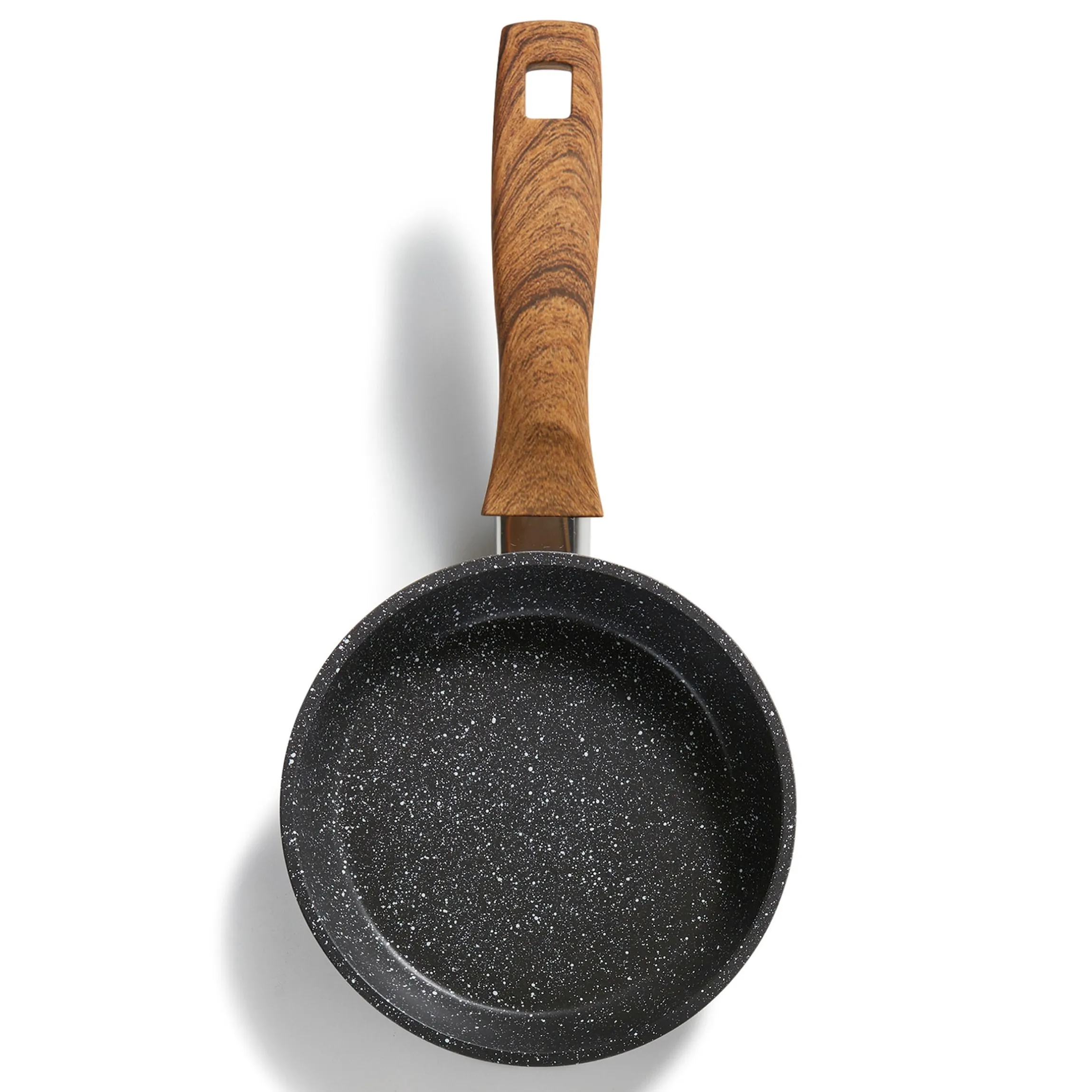 STONELINE Bratpfanne 16 cm | ohne Deckel - Holzoptik