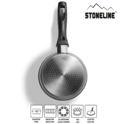 STONELINE Bratpfanne 16 cm | ohne Deckel - Schwarz