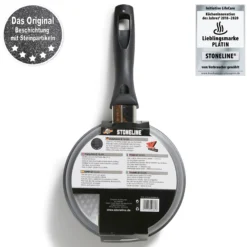 STONELINE Bratpfanne 16 cm | ohne Deckel - Schwarz