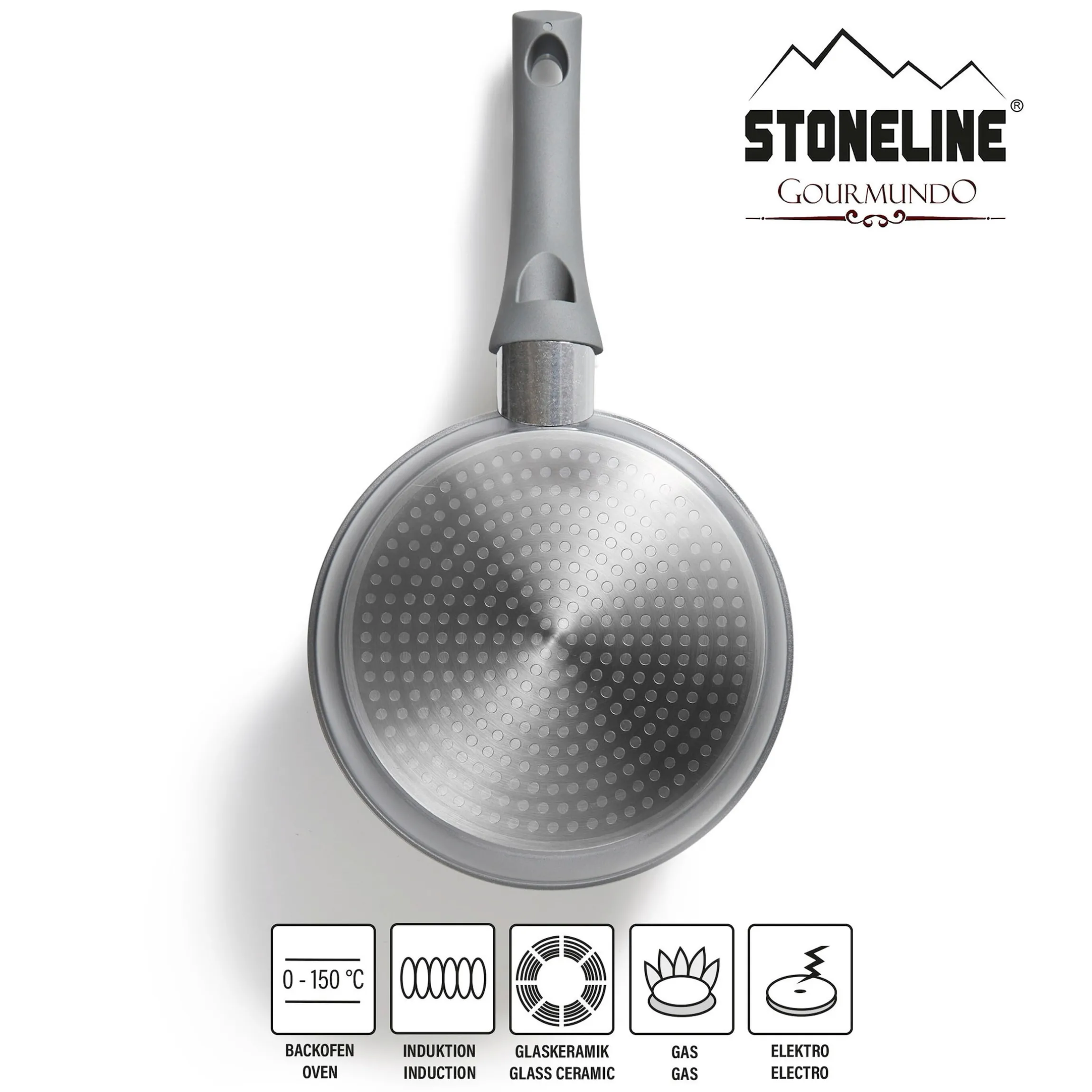 STONELINE Bratpfanne 18 cm | ohne Deckel - Grau