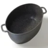 STONELINE Bräter Schmortopf Oval 39x26 cm | mit Deckel