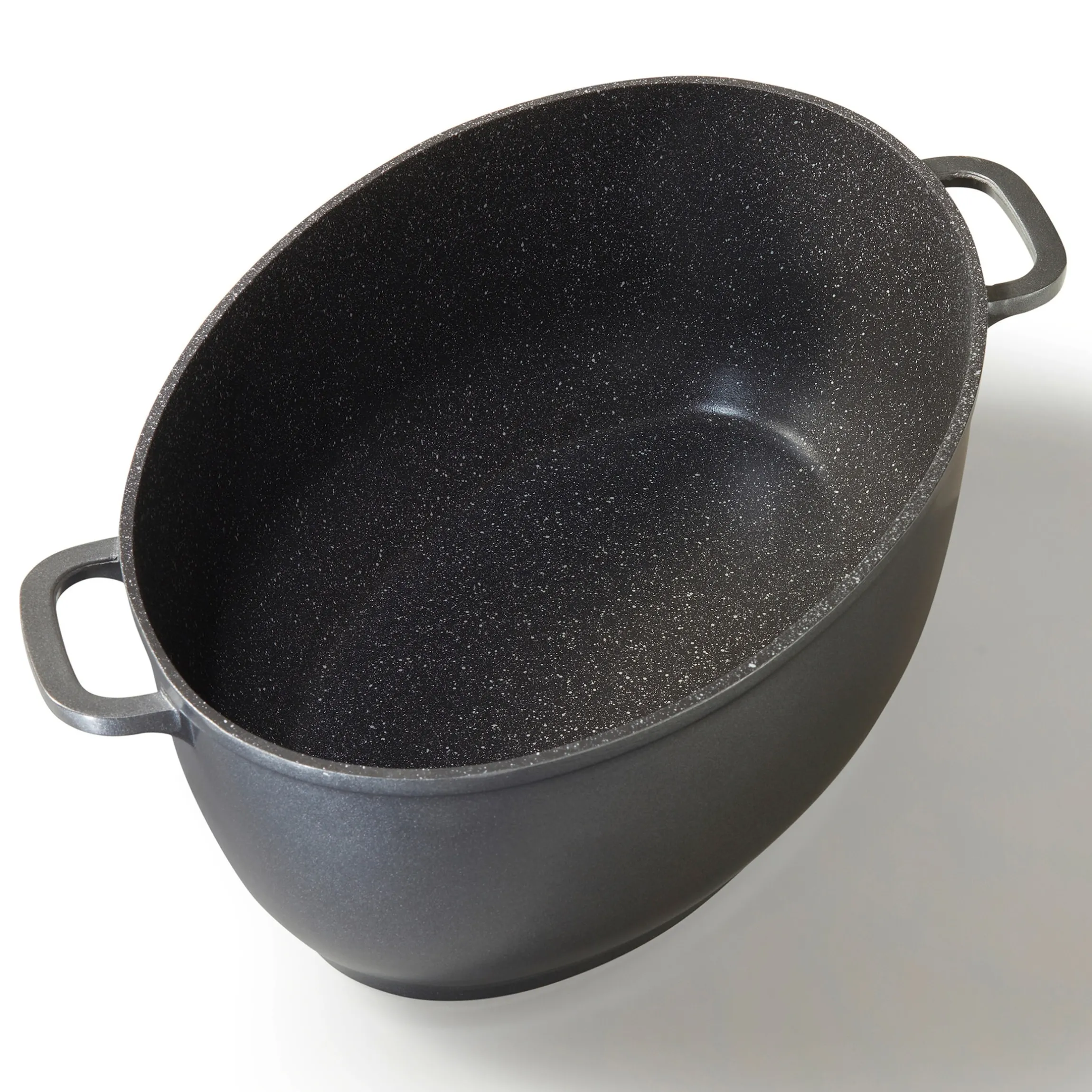 STONELINE Bräter Schmortopf Oval 39x26 cm | mit Deckel