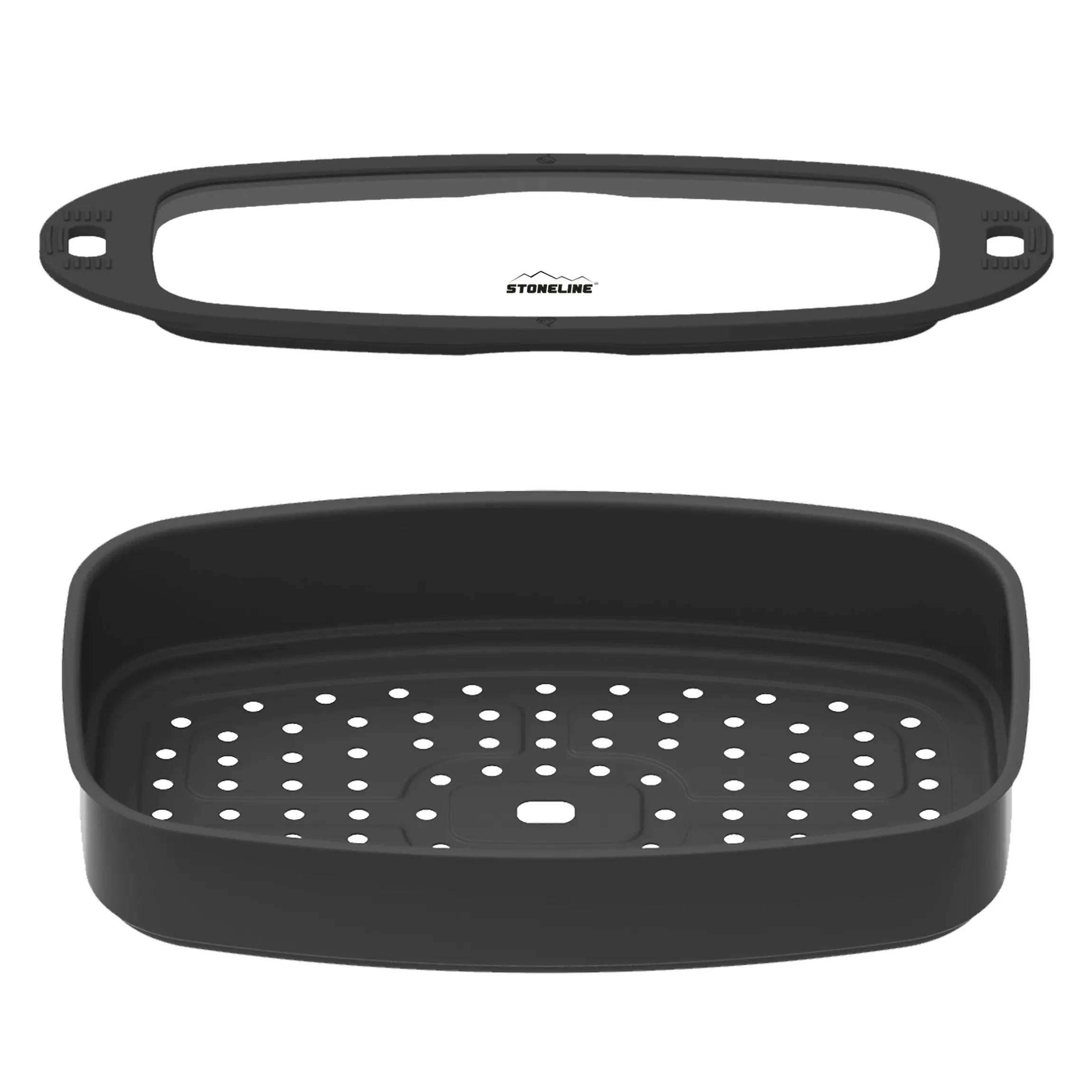 STONELINE Bräter und Back Set 5-teilig 39x22 cm | mit Deckeln