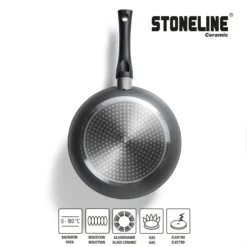 STONELINE CERAMIC Keramik Bratpfanne 20 cm | ohne Deckel