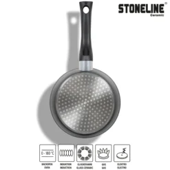 STONELINE CERAMIC Keramik Bratpfanne 16 cm | ohne Deckel