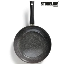STONELINE CERAMIC Keramik Bratpfanne 28 cm | mit Deckel