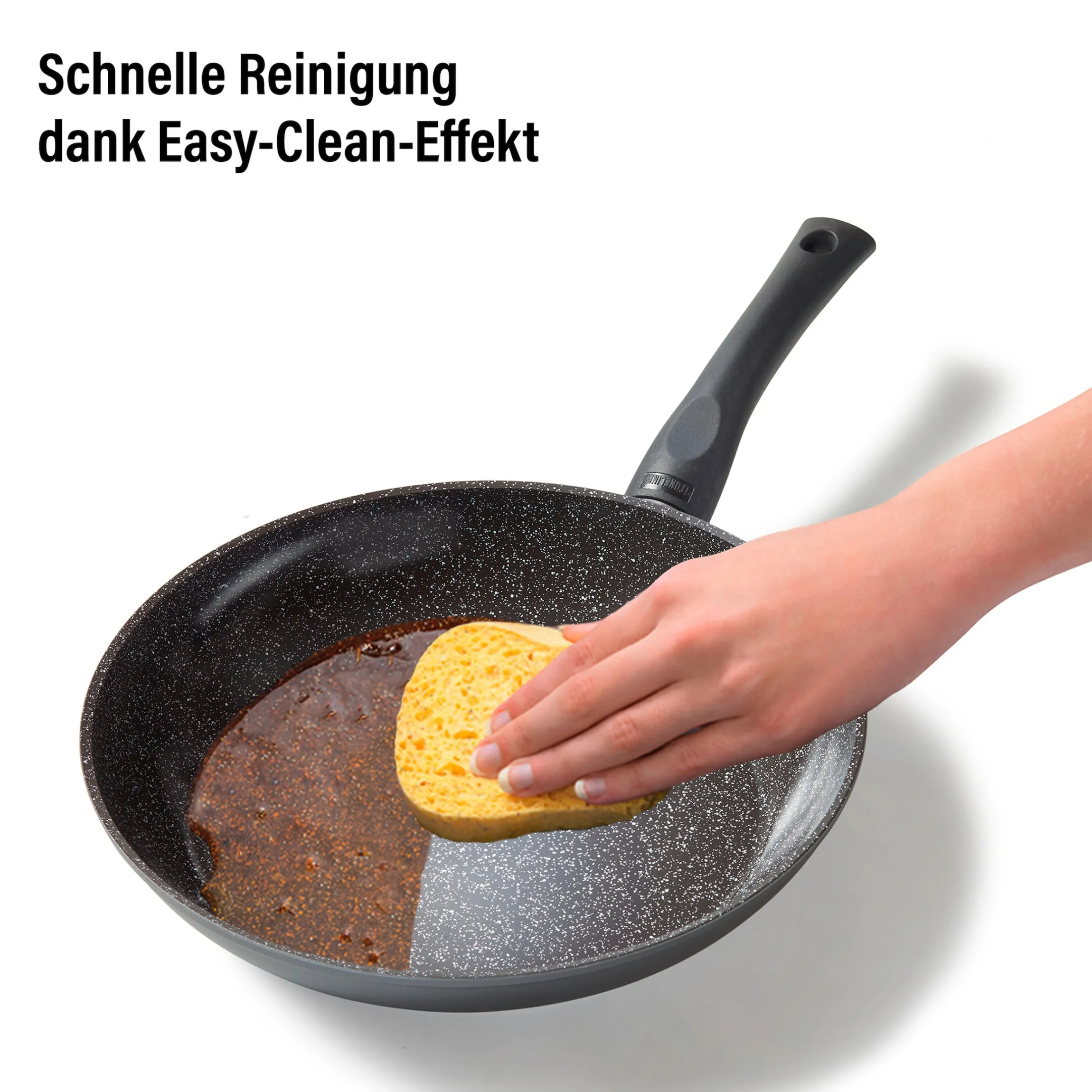 STONELINE CERAMIC Keramik Bratpfanne 28 cm | mit Deckel