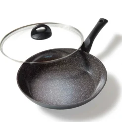 STONELINE CERAMIC Keramik Bratpfanne 28 cm | mit Deckel