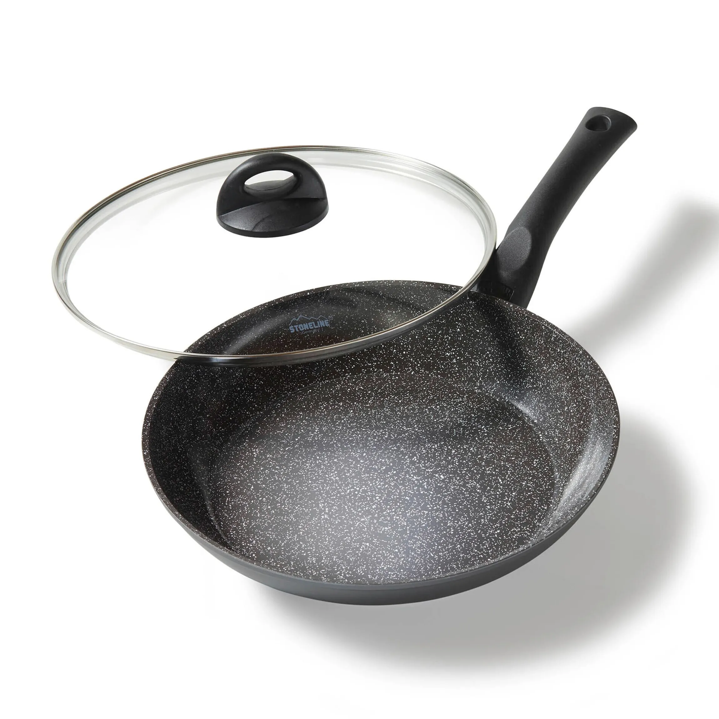 STONELINE CERAMIC Keramik Bratpfanne 24 cm | mit Deckel