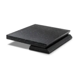 STONELINE Edelstahl Messer Set 5-teilig mit Messerblock | Schwarz
