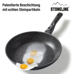 STONELINE Flex Schmorpfanne 24 cm mit abnehmbarem Griff | ohne Deckel