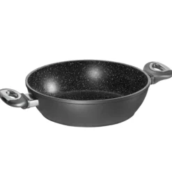 STONELINE Gourmundo Servierpfanne 24 cm | Grau