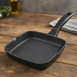 STONELINE Grillpfanne 16 cm | ohne Deckel - Schwarz