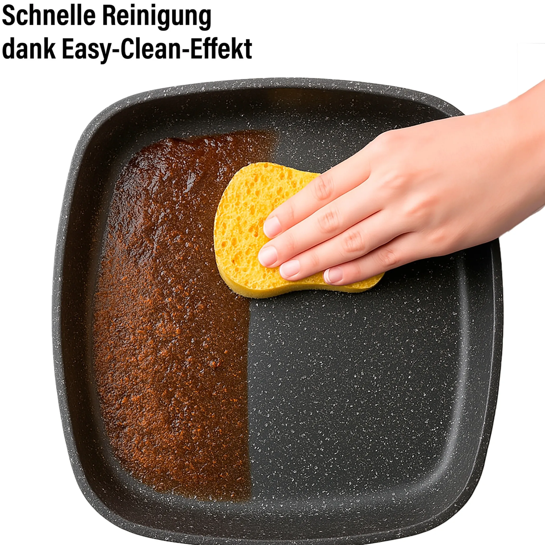 STONELINE Grillpfanne 16 cm | ohne Deckel - Schwarz