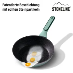 STONELINE Kochgeschirr-Set 11-teilig 18/20/24 Mint | mit Deckeln