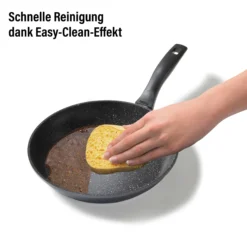 STONELINE Made in Germany Schmorpfanne 24 cm | ohne Deckel - Schwarz