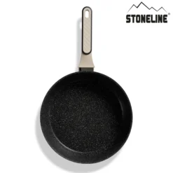 STONELINE Schmorpfanne 28 cm Creme | mit Deckel