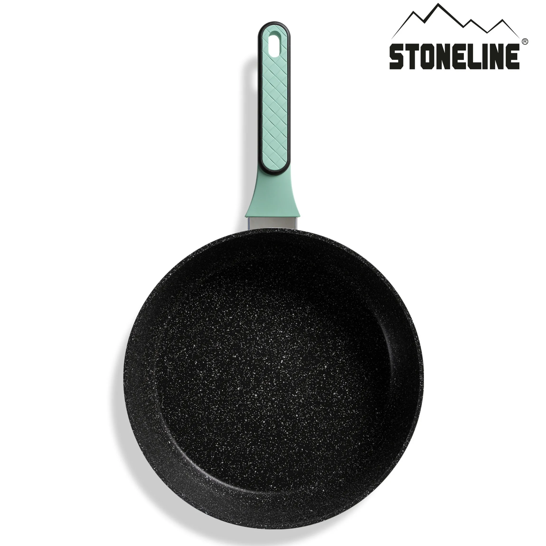STONELINE Schmorpfanne 28 cm Mint | mit Deckel