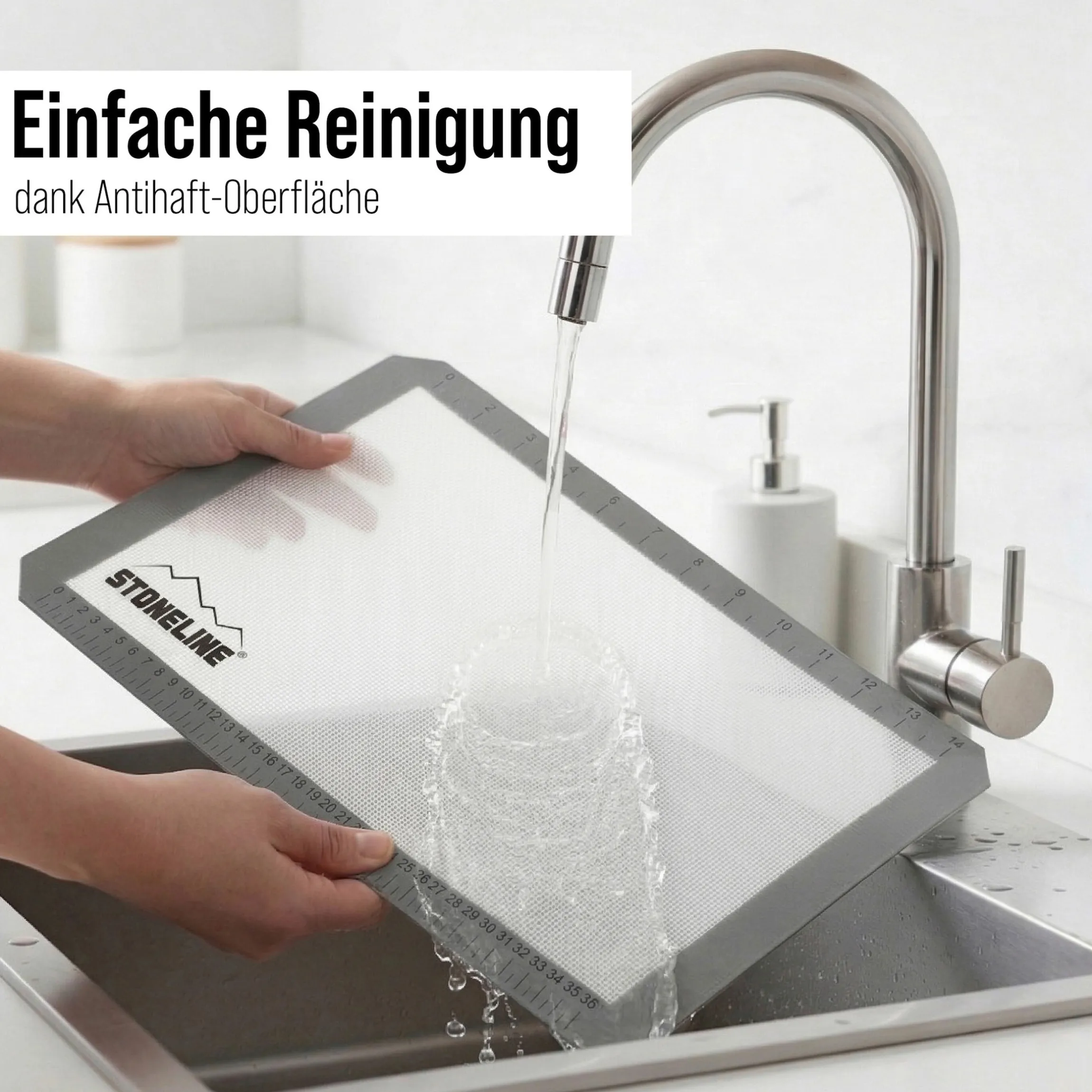 STONELINE Silikon Backmatte 29,5x21 und 42x29,5 cm Set 2-teilig