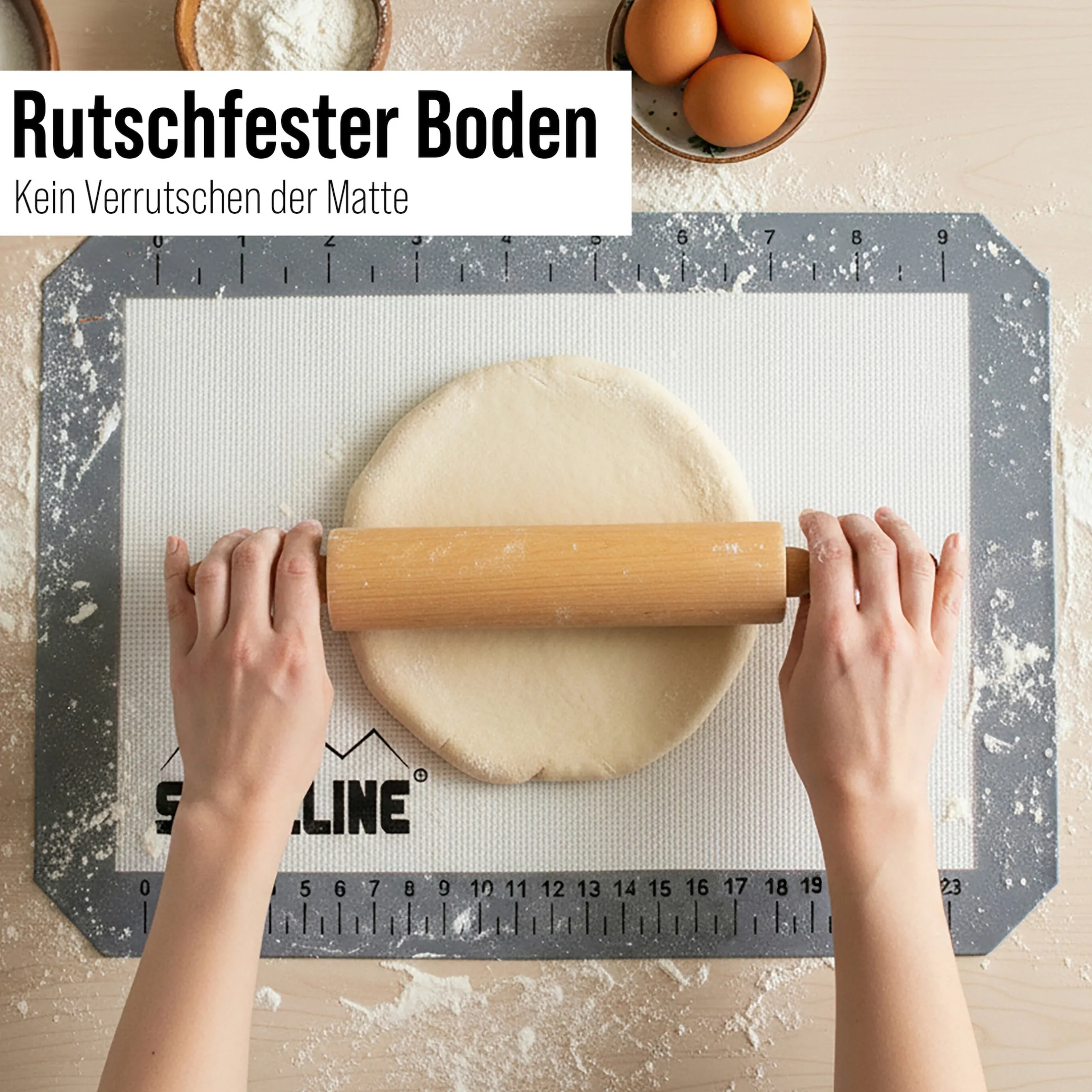 STONELINE Silikon Backmatte 29,5x21 und 42x29,5 cm Set 2-teilig