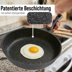 STONELINE SMART Bratpfanne 28 cm | ohne Deckel - Grau