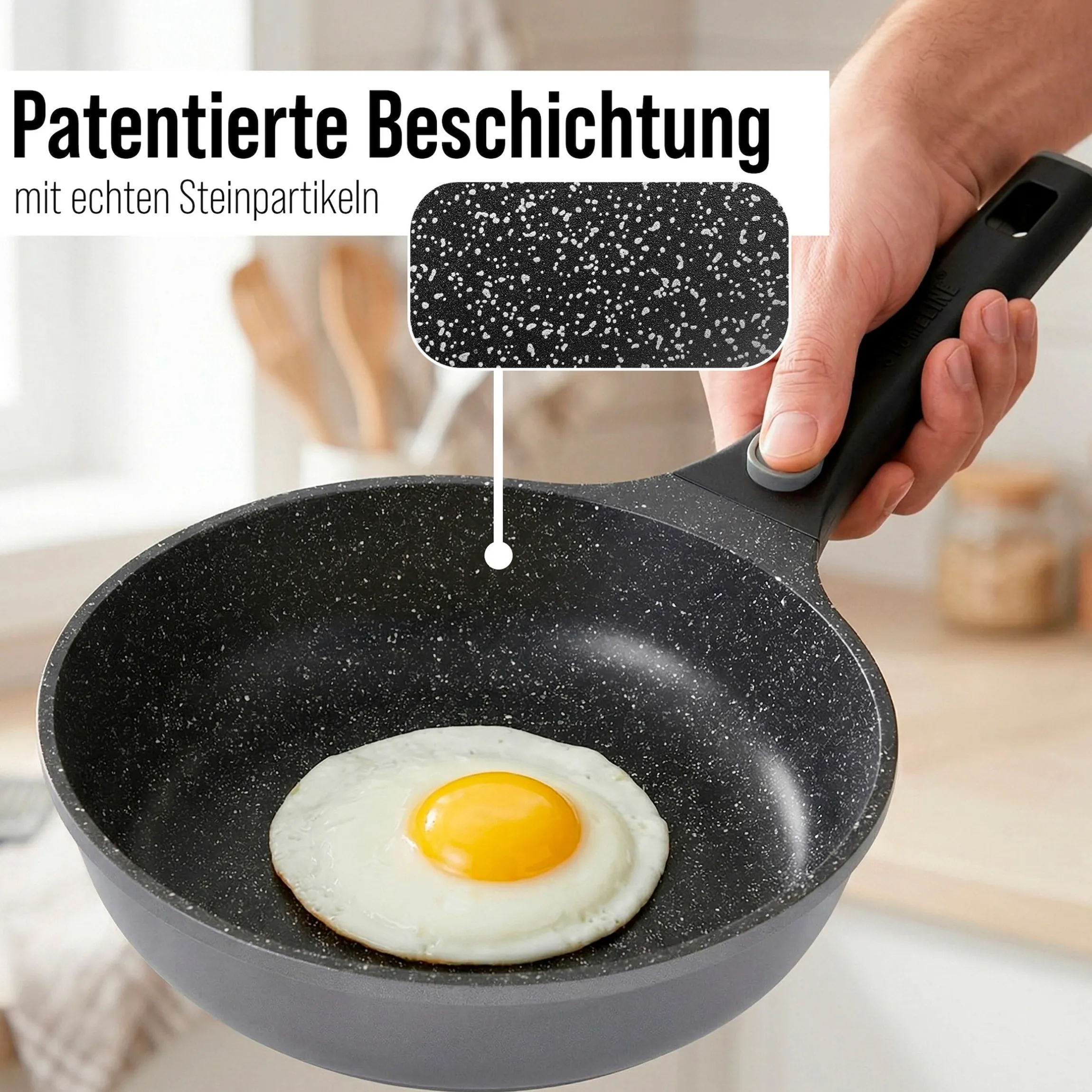 STONELINE SMART Pfannen-Set 2-teilig 24/28 | ohne Deckel - Grau