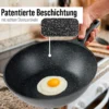 STONELINE SMART Wokpfanne 30 cm | mit Deckel - Grau