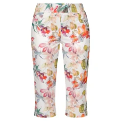 Stretch-Caprihose „Sommerblüte“