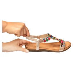 Stretch-Sandale „Anuk“