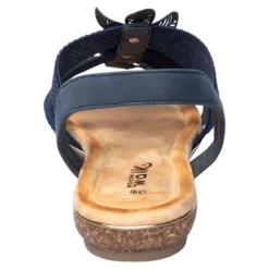 Stretch-Sandalette „Silke“ marine