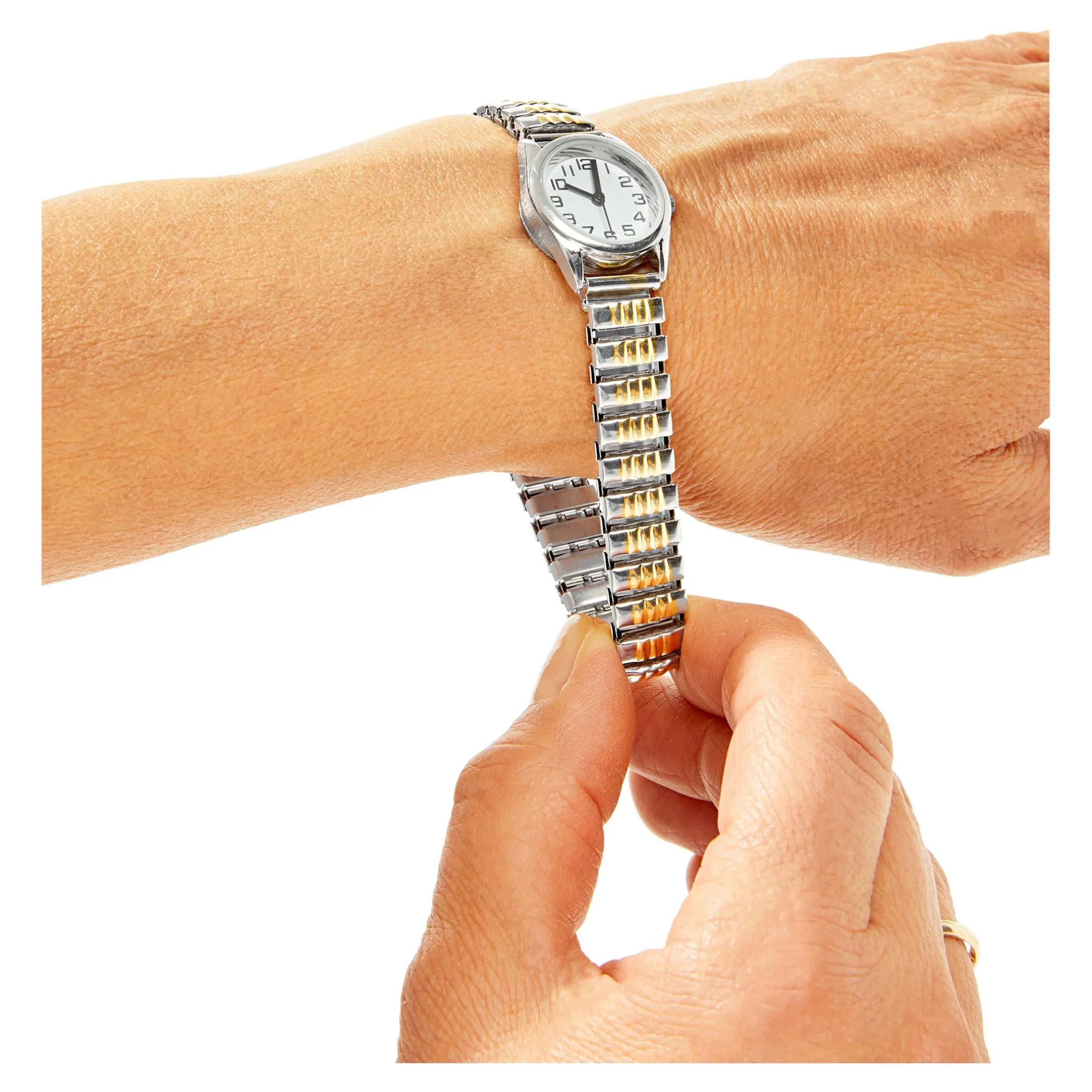 Stretch-Seniorenuhr Herren
