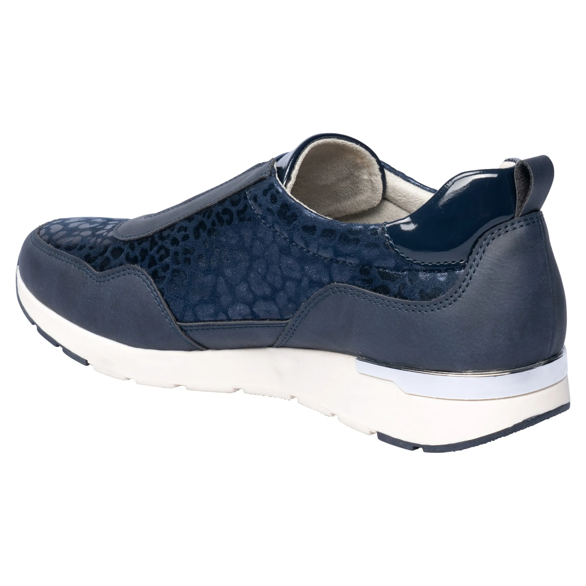 Stretch-Sneaker "Leo" blau